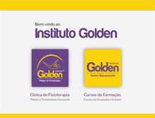 Tablet Screenshot of institutogolden.com.br